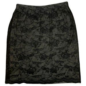 Carol Little Skirt, Black, Size 10, Great Condition, Rayon, Polyester, USA